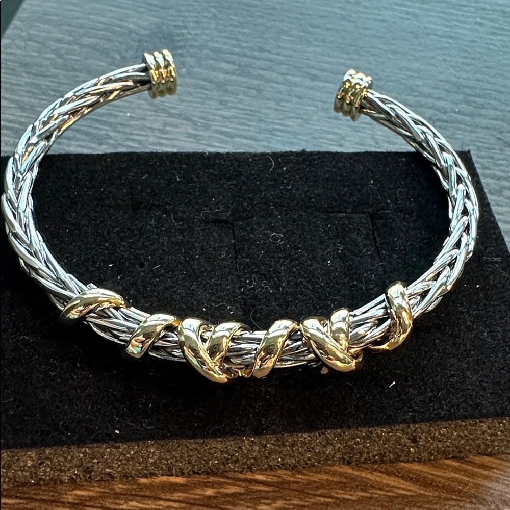 Two-Tone Braided Cuff
